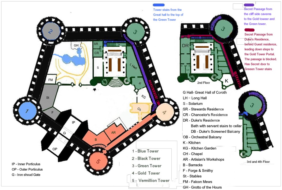 Coroth Castle Layout