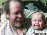 Me and my great-nephew, Evan
